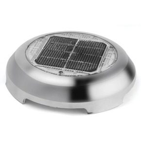 Solar Vent w/24hr Day/Night Battery 3" Stainless Steel