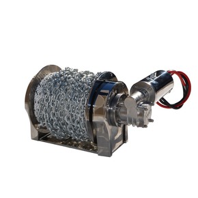 S Series Gravity Feed Anchor Drum Winch w/Rope/Acc Pk