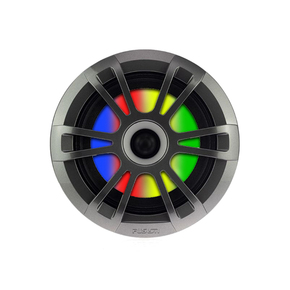 Ms-Ra60 Marine Stereo With El Series Sports 6.5" Grey Rgb Led Speakers 
