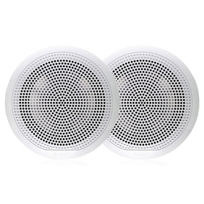 EL-FL651W White 6.5" Full Range Marine Speakers 