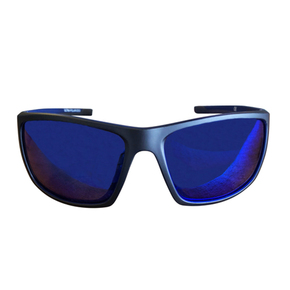 Polarised Sunglasses - Matte Black Frame - Blue Lens