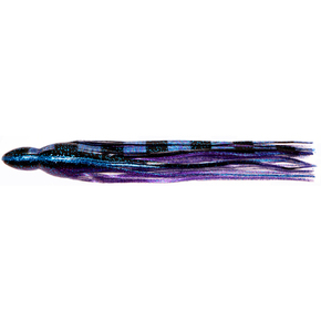 Replacement Lure Skirt - Black Purple Split 