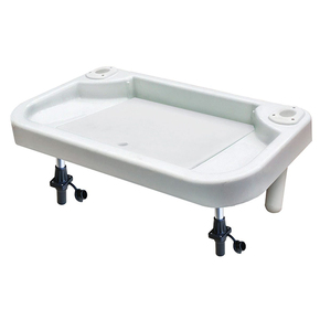 Rod Holder Mount Bait Board with Sink and Rod Holders - 85x46cm