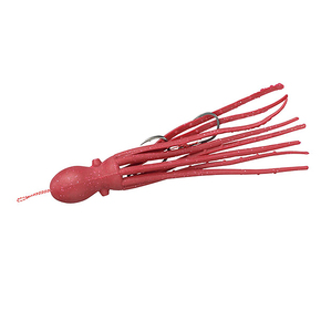 Kohga Bayrubber MEGA Assist Rig - 6" Octopus Blood Red Lame 
