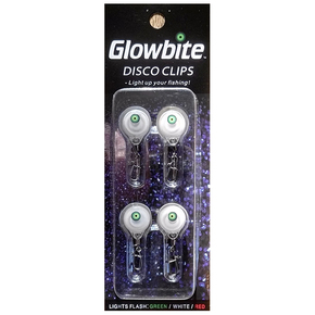 Disco Clips LED Fish Attractor - 4 Pack