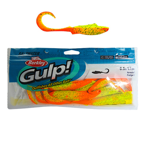 Gulp! Saltwater Nemesis Firetiger Softbait 6.5" - 5pk