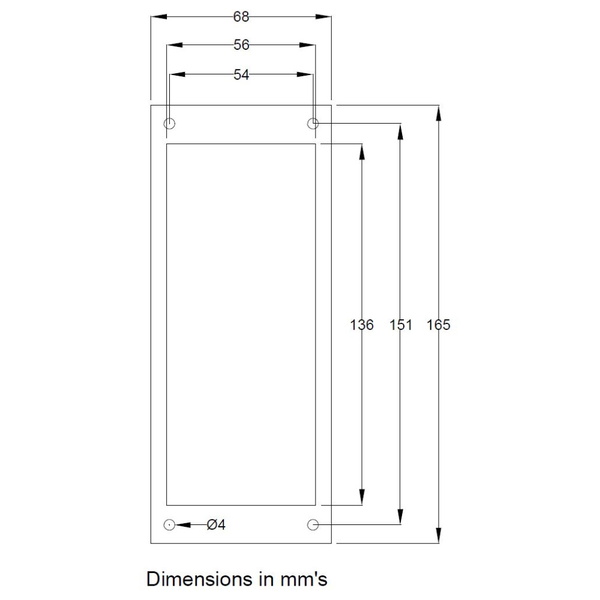 Sp61m Switch Panel 6-Sw W/Proof 