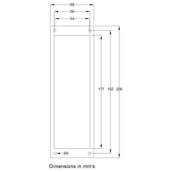 Sp81m Switch Panel 6-Sw W/Proof 