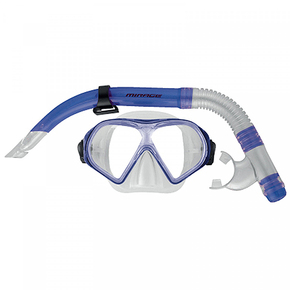 SET19 FREEDOM ADULT MASK & SNORKEL SET - DARK BLUE