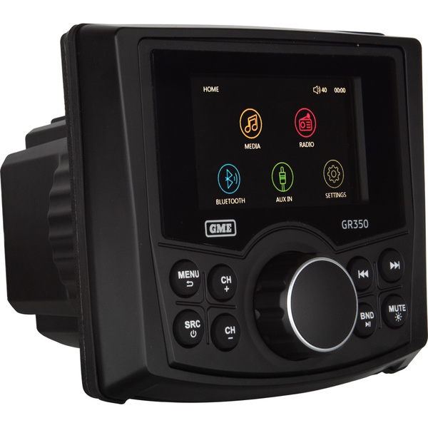Gr350bt Compact Marine Stereo - Black