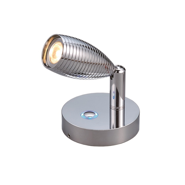 Aluminum/Pearl Chromium Wall Mounted Led Light (9-30V)