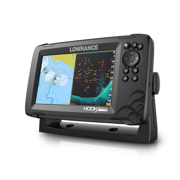 Hook Reveal 7" Tripleshot Gps/Fishfinder W/Map