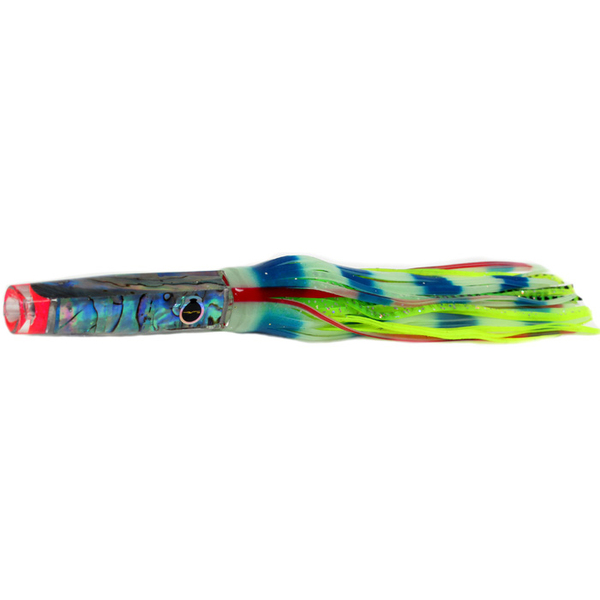 Black Bart Rum Cay Candy Game Fishing Lure 10.5" Lumo/Green Chartreuse Dot 