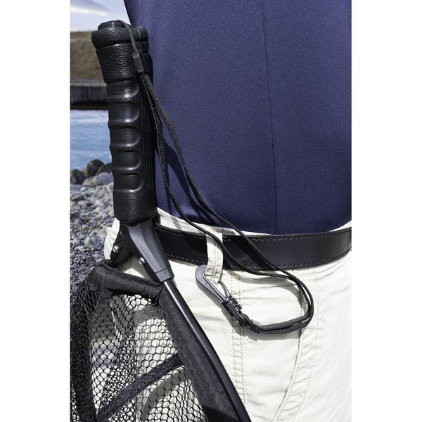Short Handle Landing Net With Bungy Cord