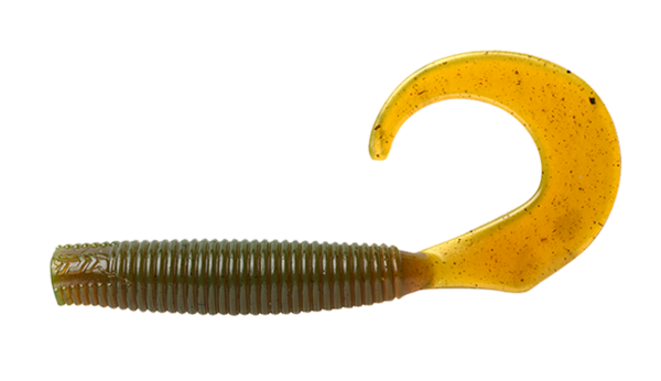 Baitjunkie 4" Grub Softbait - Motor Oil Uv