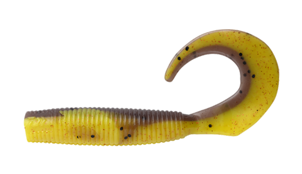 Baitjunkie 4" Grub Softbait - Banana Split