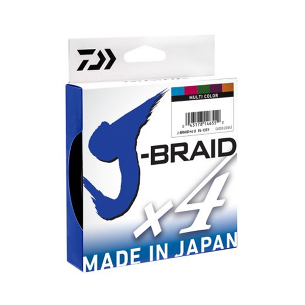 X4 J Braid  Line Multi Colour 300M Spools