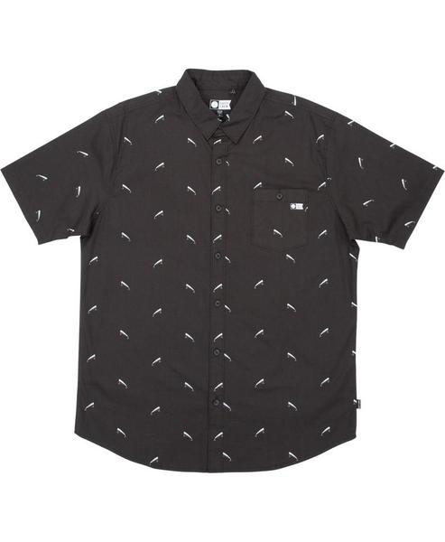 Lured Short Sleeve Woven Shirt - Black