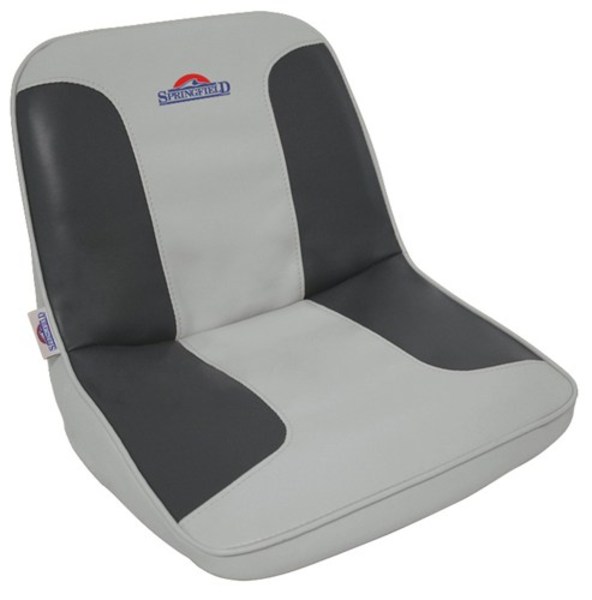 Deluxe Moulded and Upholstered Fisherman Seat - Grey/Charcoal