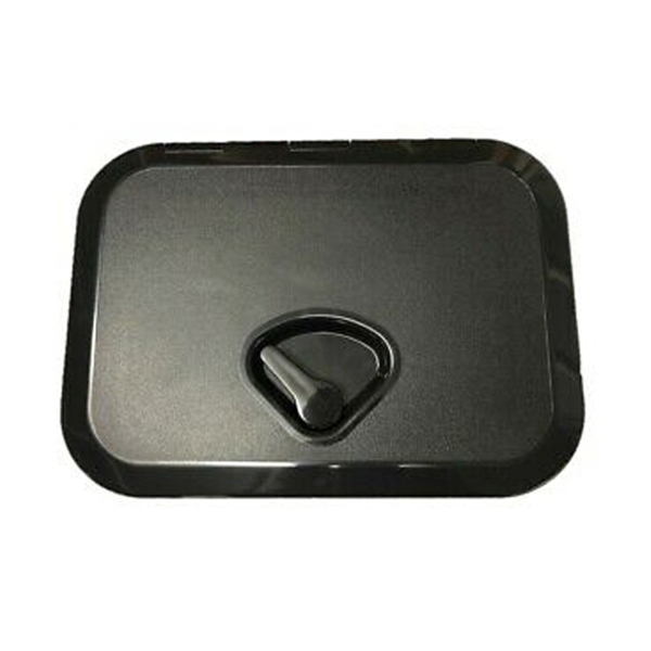 375Mm X 270Mm Abs 1 Latch Hatch - Black
