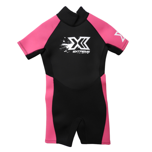 Extreme Limits Kids Spring Suit - Black / Pink