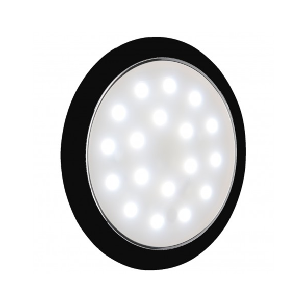 12V 130Mm Saturn Dual Colour Led Red/White Lamp - Black Housing