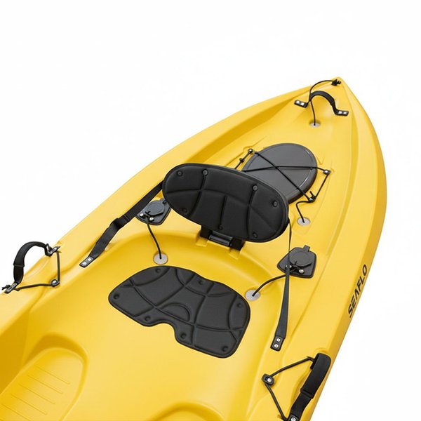 3.05M Fishing Kayak W/Wheel, Rodholders -Yellow