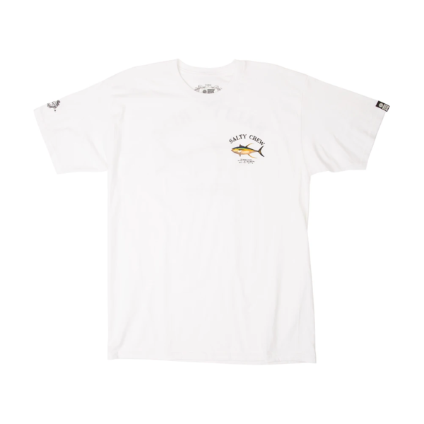 Ahi Mount Short Sleeve Tee-Shirt - White