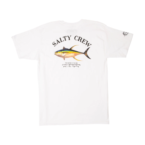 Ahi Mount Short Sleeve Tee-Shirt - White