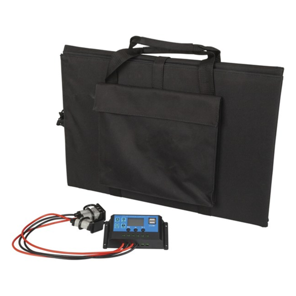200W Canvas Foldable Solar Panel With Regulator / Plugs