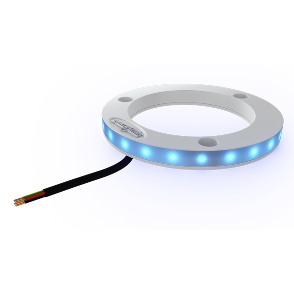 12V Led Bezel Kit For Round Top Rod/Drink Holder - Rgb
