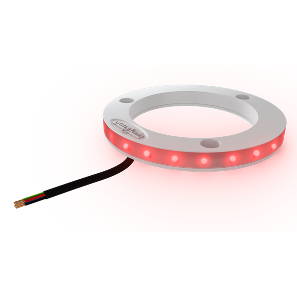 12V Led Bezel Kit For Round Top Rod/Drink Holder - Rgb