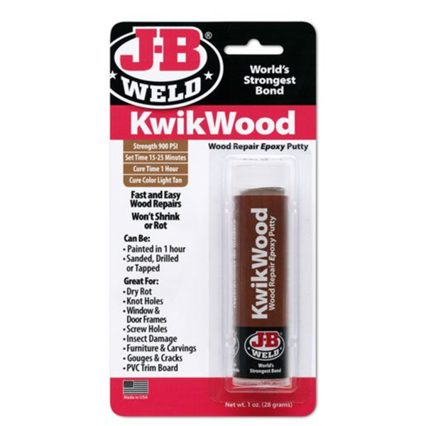 Kwikwood Epoxy Putty Stick 28G