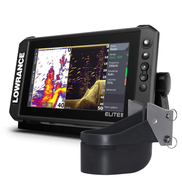 Elite Fs 9" Gps/Fishfinder W/Tm260 1Kw Transducer + Chart