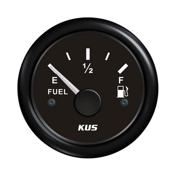 Fuel Gauge Black 52Mm 240Ohm 12/24V