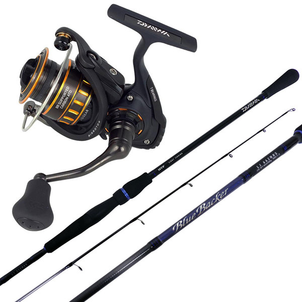 BG 3000 / Blue Backer 662MHS 6'6" PE 1-3 Slowjig Spin Combo w/Braid