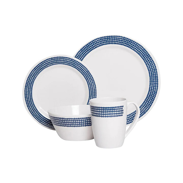 Melamine Dinner Set - 16 Pc - Blue Moon