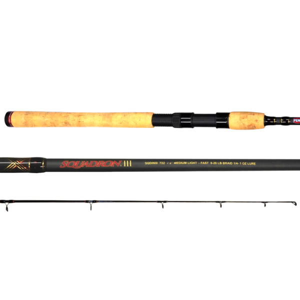Fierce 2500 / Squadron 8-20Lb 7'0 2 Piece Spinning Combo 