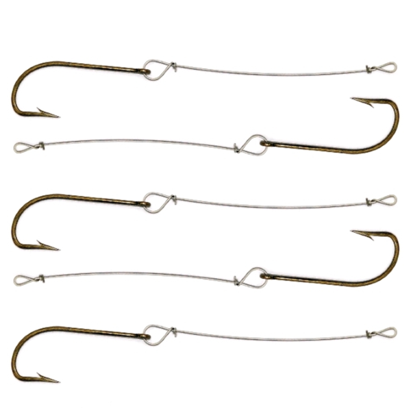 Single Hook Rig For Spinner Lures - 5 Pack