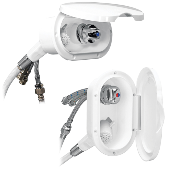 External Flush Mount Shower Kit - 178 X 117 X 84Mm
