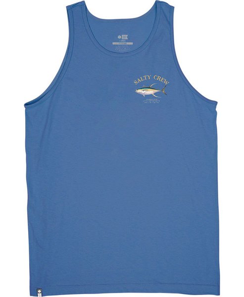 Ahi Mount Sleeveless Tank Singlet - Royal