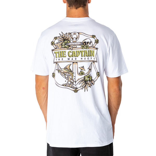 Tropic Captain Short Sleeve T-Shirt - White