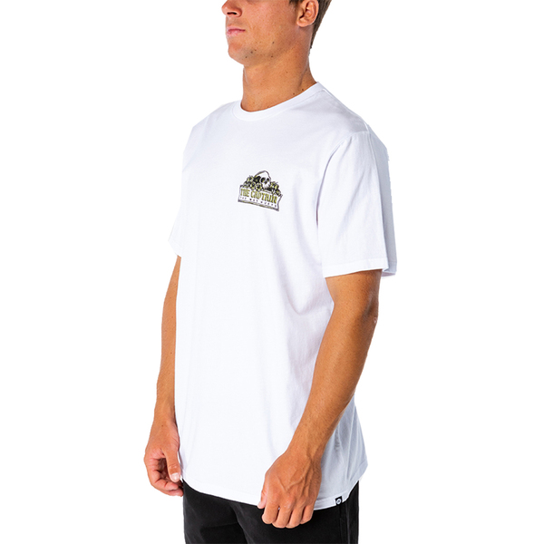 Tropic Captain Short Sleeve T-Shirt - White
