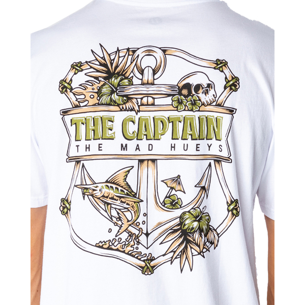 Tropic Captain Short Sleeve T-Shirt - White