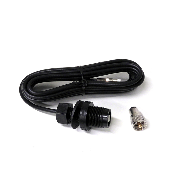 Pacific Seamaster Pro P6715 Aerial Mt Vhf Through-Deck Black