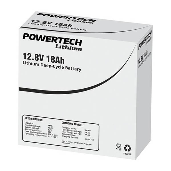 Battery Deep Cycle Lithium 12V 18 Ah
