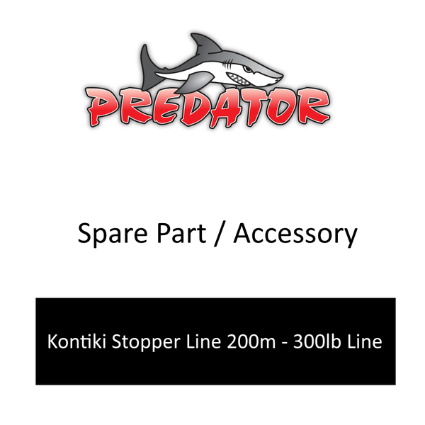 Electric Kontiki Stopper Line 200M - 300Lb Line
