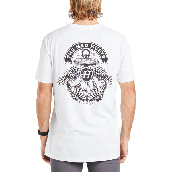 Double Fkd Anchor Short Sleeve T-Shirt - White