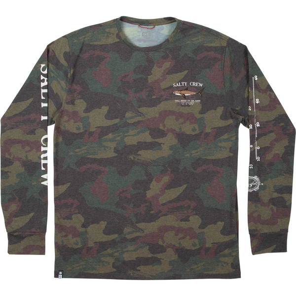 Bruce Long Sleeve Tech UPF40+ T-Shirt / Fishing Jersey - Camo