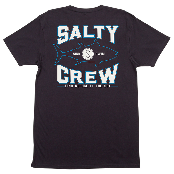 Tight Lines Pocket Short Sleeve T-Shirt - Navy